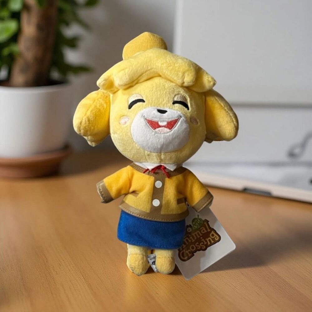 NWT Animal Crossing New Leaf ISABEL Plush Toy Stuffed Toy 2015 Nintendo 9” P22